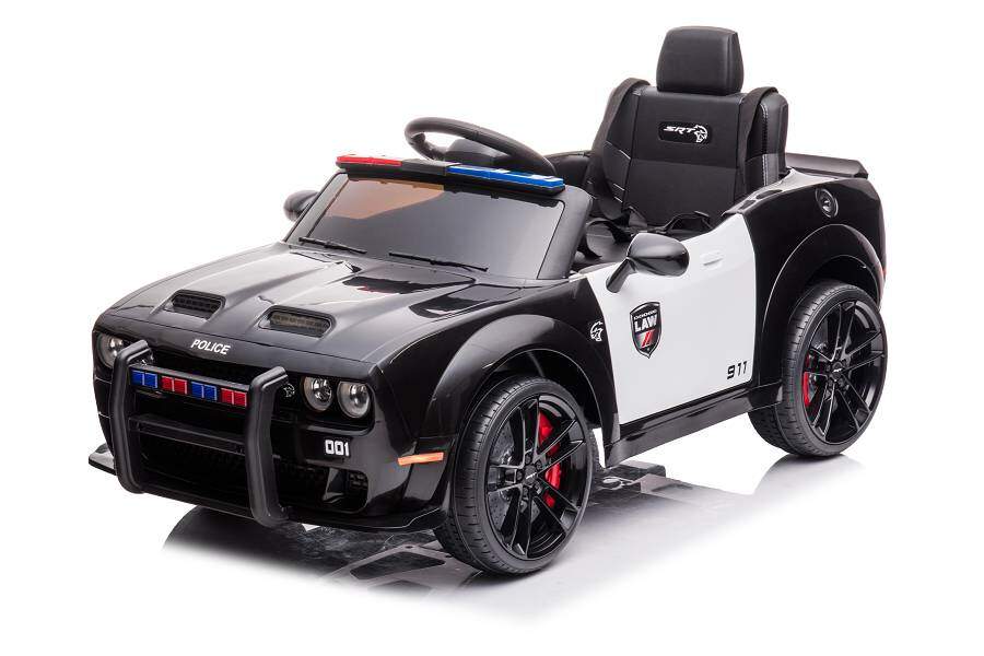 Dodge Challenger Polizei Elektro-Kinderauto 12V, mit Fernbedienung