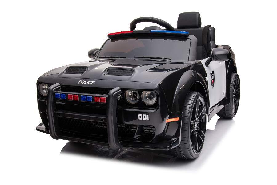 Dodge Challenger Polizei Elektro-Kinderauto 12V, mit Fernbedienung