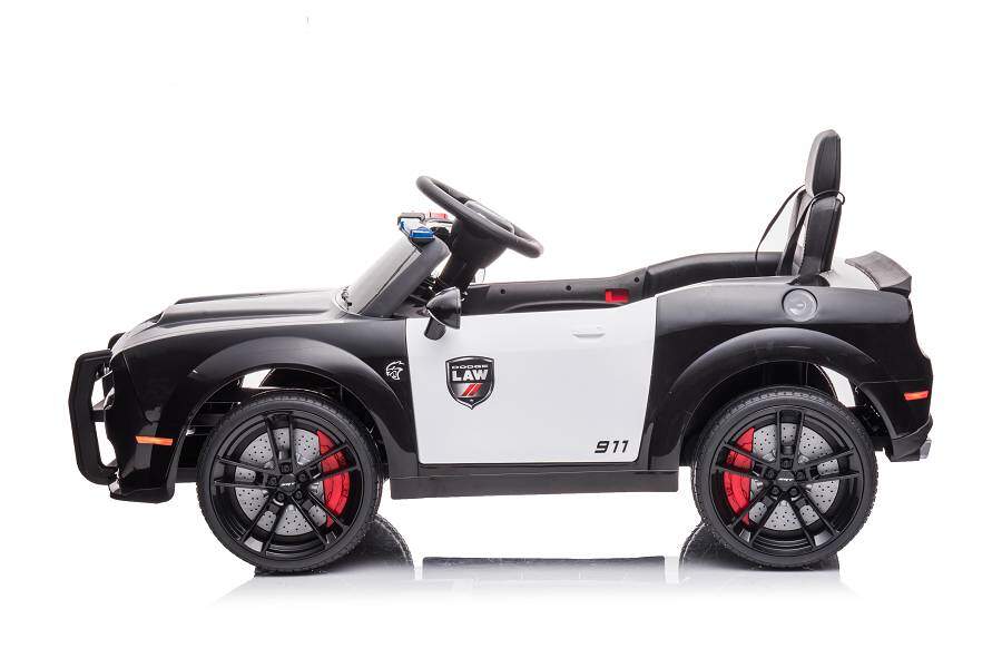 Dodge Challenger Polizei Elektro-Kinderauto 12V, mit Fernbedienung