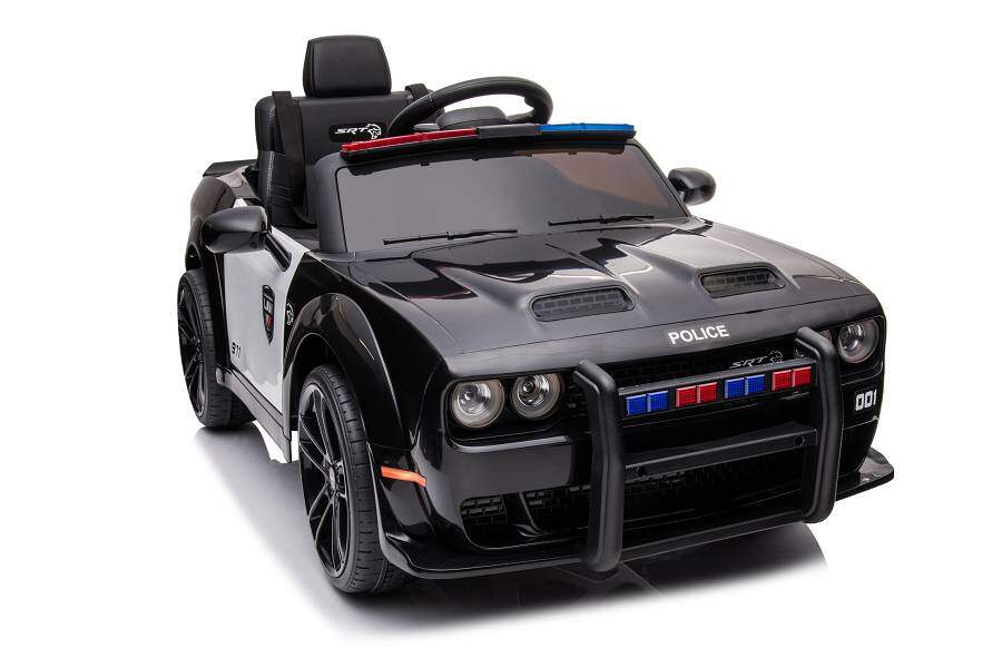 Dodge Challenger Polizei Elektro-Kinderauto 12V, mit Fernbedienung
