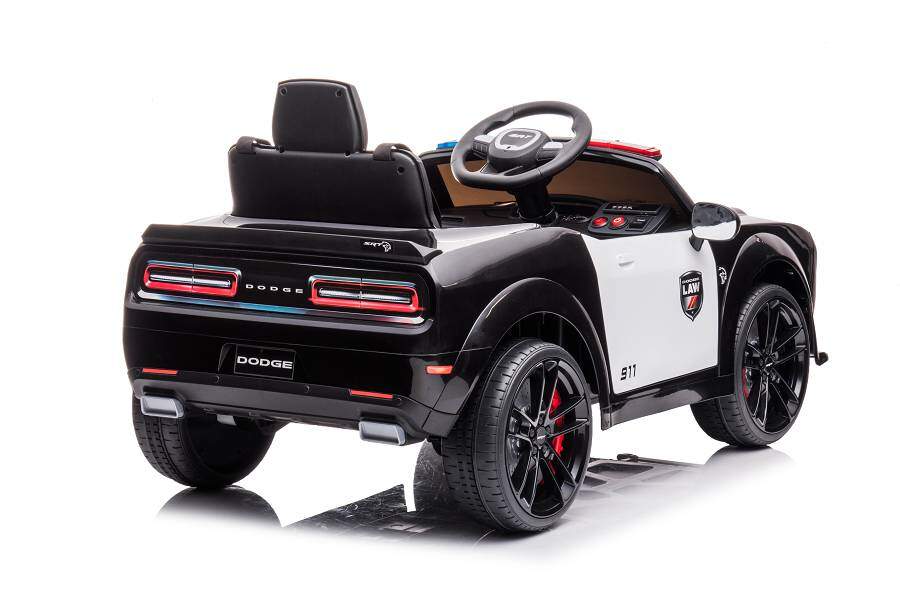 Dodge Challenger Polizei Elektro-Kinderauto 12V, mit Fernbedienung