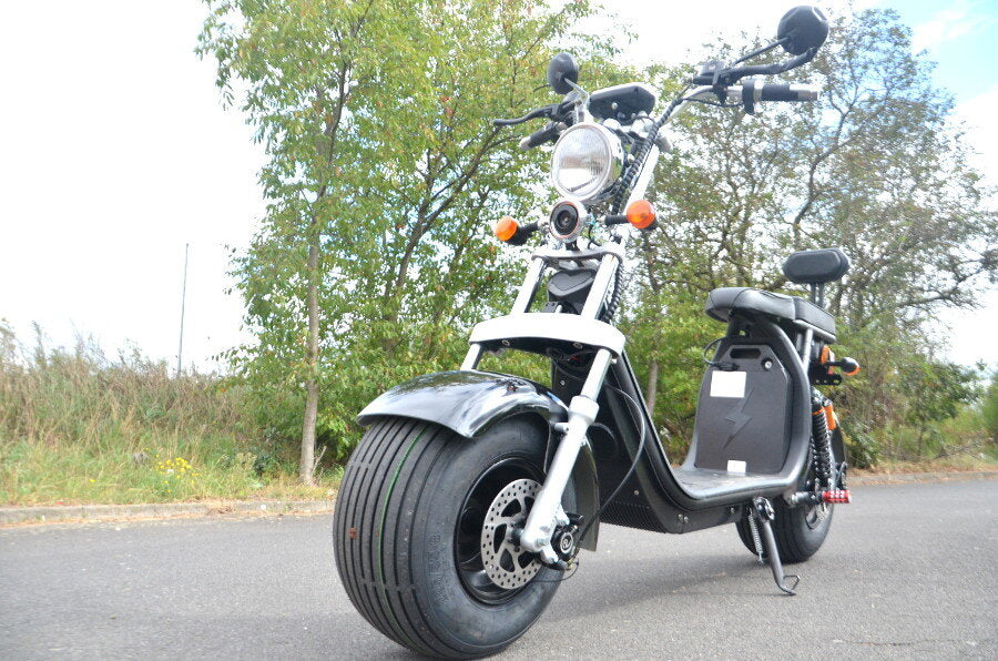 Coco Bike Fat E-Scooter 60V 1500W, bis 40 km/h, ca. 45 km Reichweite, mit Straßenzulassung