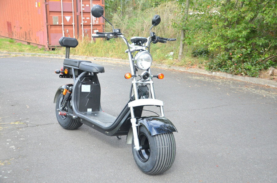 Coco Bike Fat E-Scooter 60V 1500W, bis 40 km/h, ca. 45 km Reichweite, mit Straßenzulassung