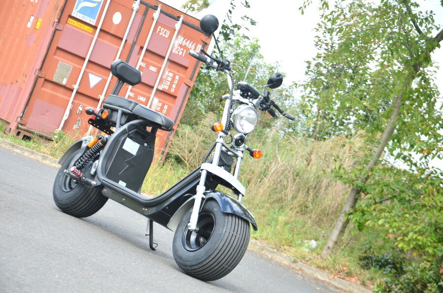Coco Bike Fat E-Scooter 60V 1500W, bis 40 km/h, ca. 45 km Reichweite, mit Straßenzulassung