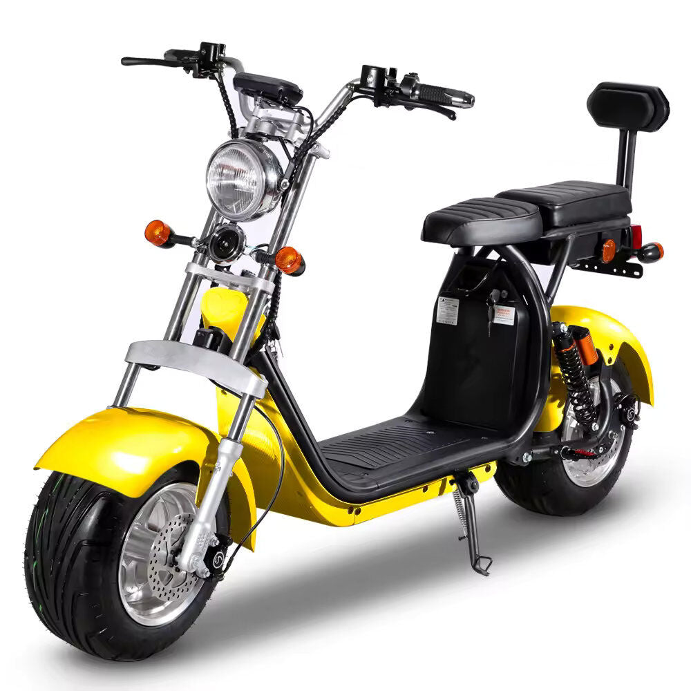 Coco Bike Fat E-Scooter CP1.6 60V 1500W, bis 48 km/h, 20Ah Akku, mit Straßenzulassung