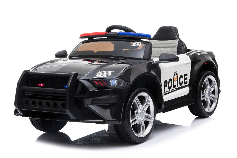 Polizei Design 07 Elektro-Kinderauto 12V, mit Fernbedienung