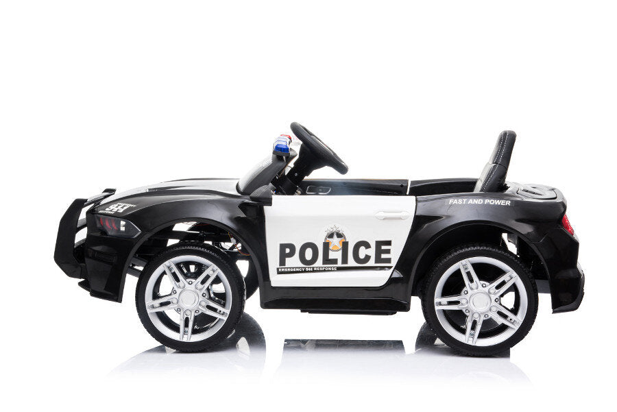 Polizei Design 07 Elektro-Kinderauto 12V, mit Fernbedienung