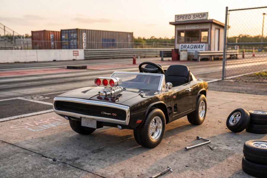 Dodge Charger Elektro-Kinderauto 24V, 2-Sitzer, mit Fernbedienung