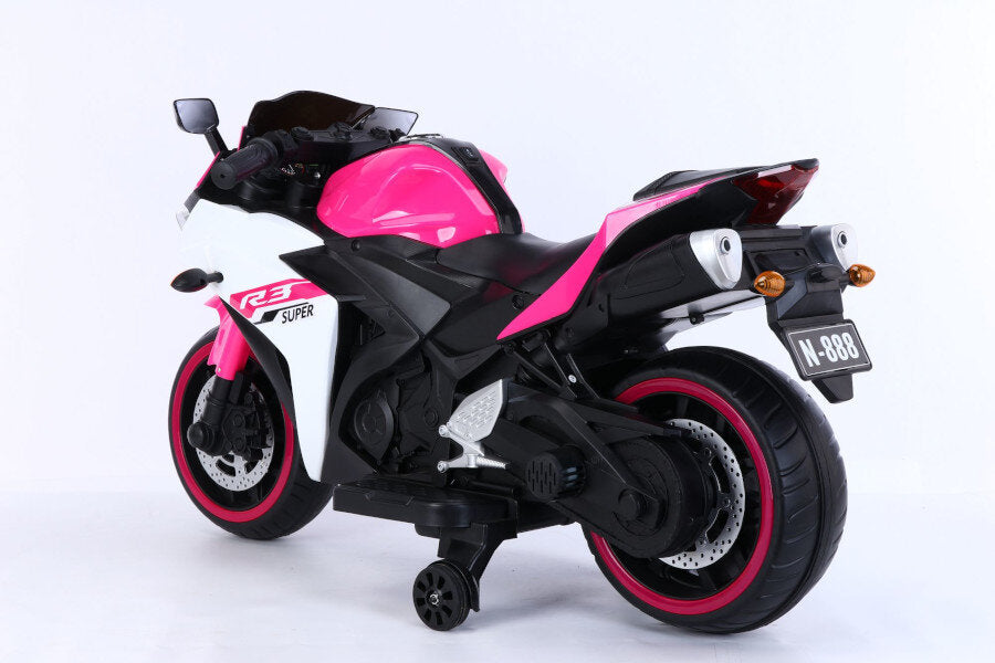 Elektro-Kindermotorrad 888 12V, mit Stützrädern