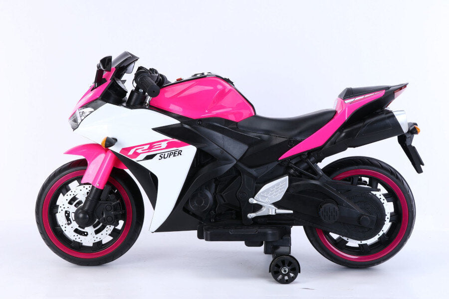 Elektro-Kindermotorrad 888 12V, mit Stützrädern