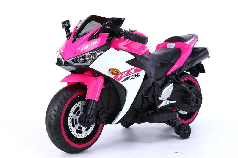 Elektro-Kindermotorrad 888 12V, mit Stützrädern
