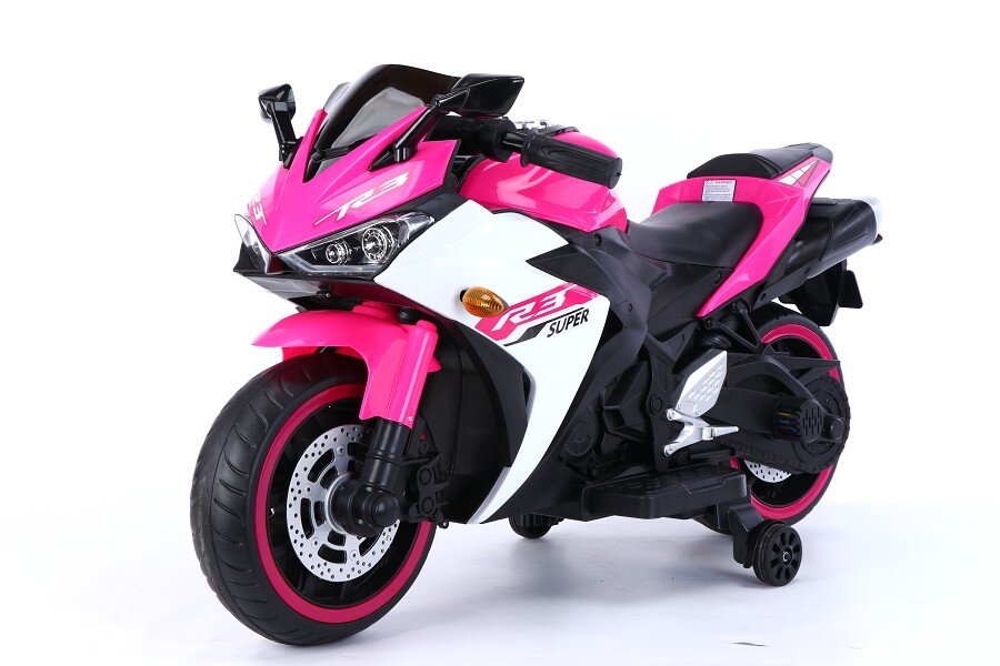 Elektro-Kindermotorrad 888 12V, mit Stützrädern