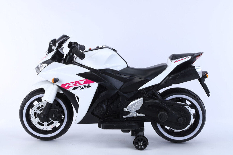 Elektro-Kindermotorrad 888 12V, mit Stützrädern