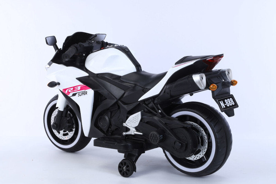 Elektro-Kindermotorrad 888 12V, mit Stützrädern