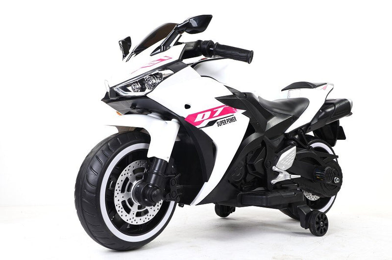 Elektro-Kindermotorrad 888 12V, mit Stützrädern