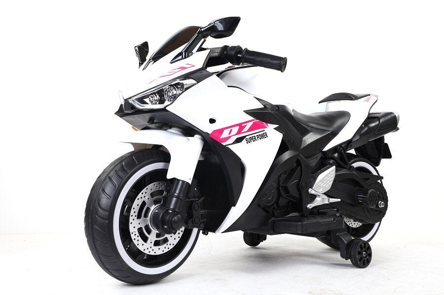 Elektro-Kindermotorrad 888 12V, mit Stützrädern