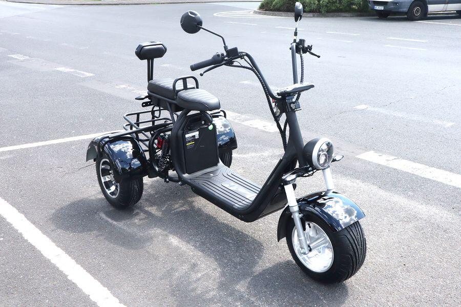 E-Trike CP3.1 60V 2000W, ca. 120 km Reichweite, mit Straßenzulassung