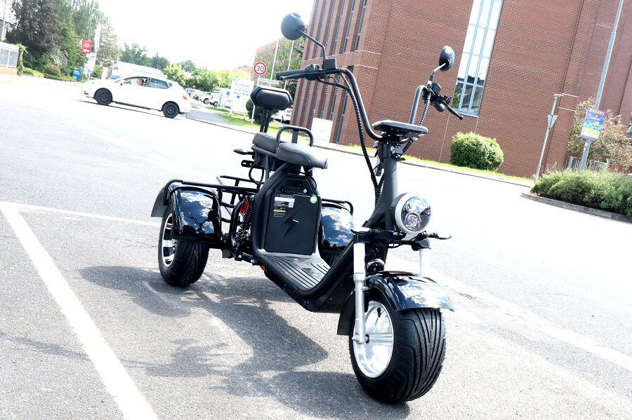 E-Trike CP3.1 60V 2000W, ca. 120 km Reichweite, mit Straßenzulassung