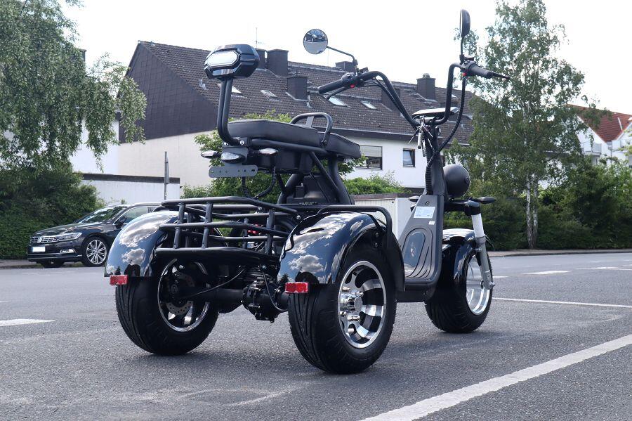 E-Trike CP3.1 60V 2000W, ca. 120 km Reichweite, mit Straßenzulassung