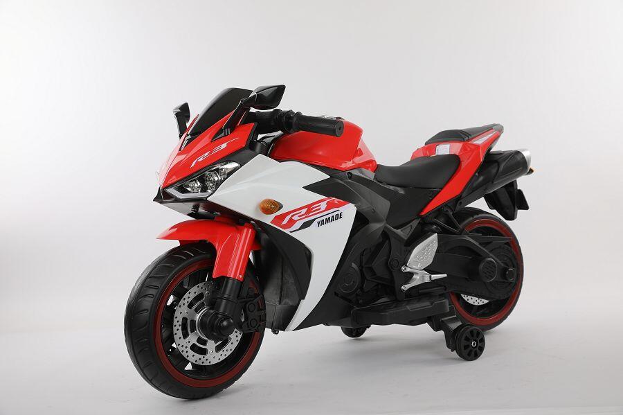Elektro-Kindermotorrad 888 12V, mit Stützrädern