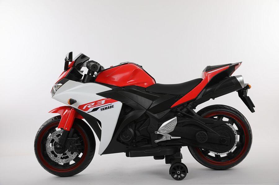 Elektro-Kindermotorrad 888 12V, mit Stützrädern