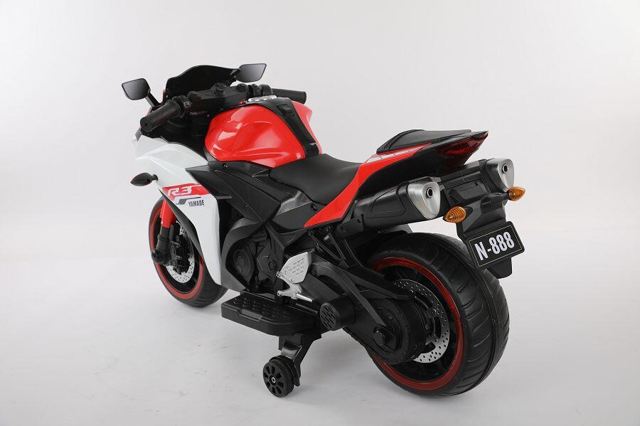 Elektro-Kindermotorrad 888 12V, mit Stützrädern