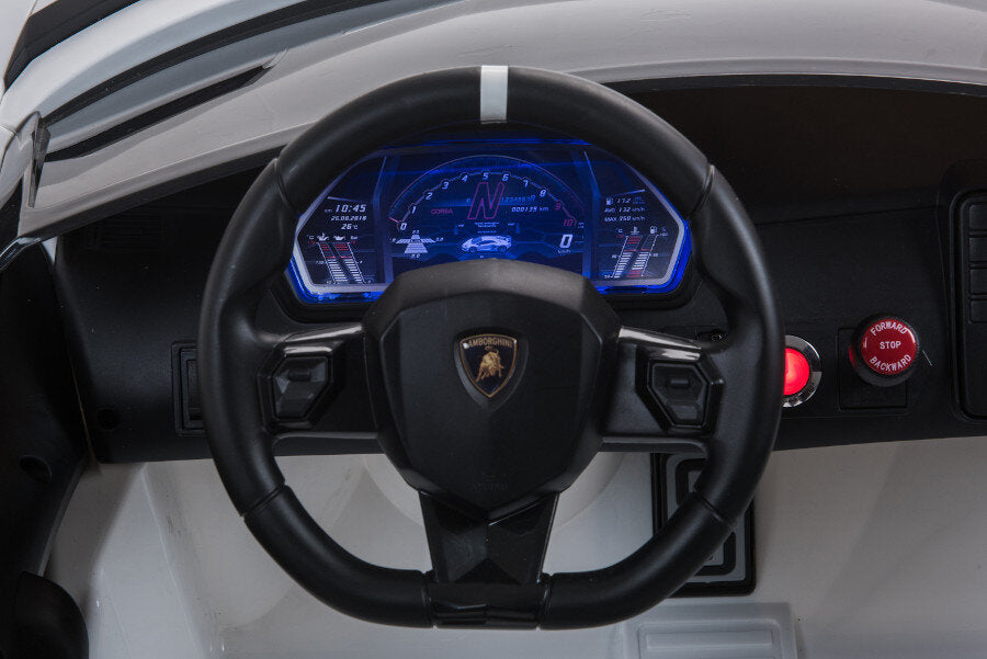 Lamborghini Aventador SVJ Elektro-Kinderauto 12V, 2-Sitzer, lackiert, mit Fernbedienung