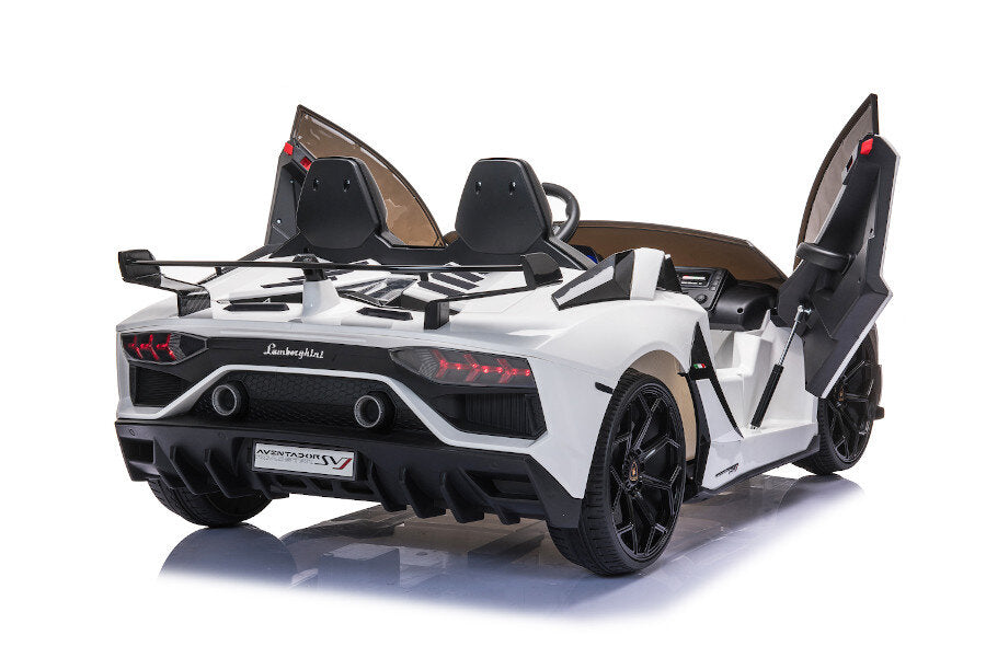 Lamborghini Aventador SVJ Elektro-Kinderauto 12V, 2-Sitzer, lackiert, mit Fernbedienung