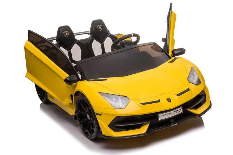Lamborghini Aventador SVJ Elektro-Kinderauto 12V, 2-Sitzer, lackiert, mit Fernbedienung