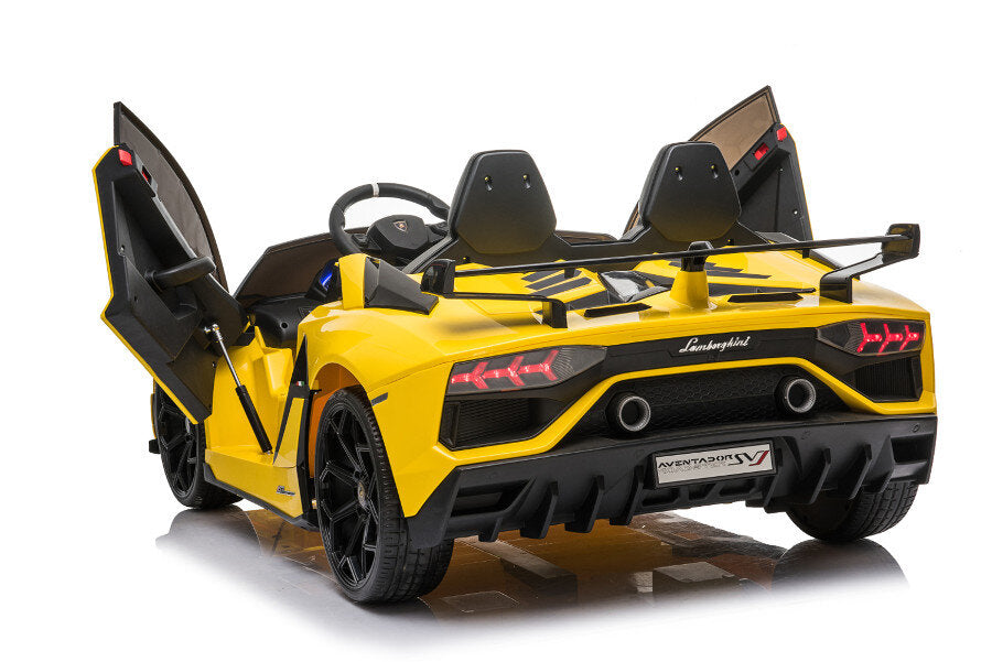 Lamborghini Aventador SVJ Elektro-Kinderauto 12V, 2-Sitzer, lackiert, mit Fernbedienung
