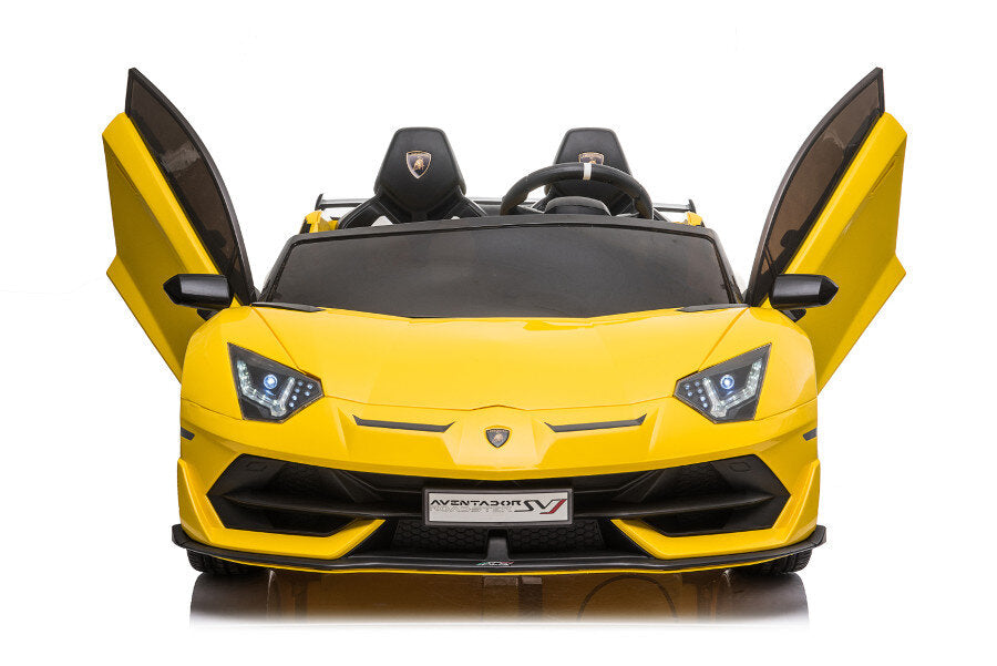 Lamborghini Aventador SVJ Elektro-Kinderauto 12V, 2-Sitzer, lackiert, mit Fernbedienung