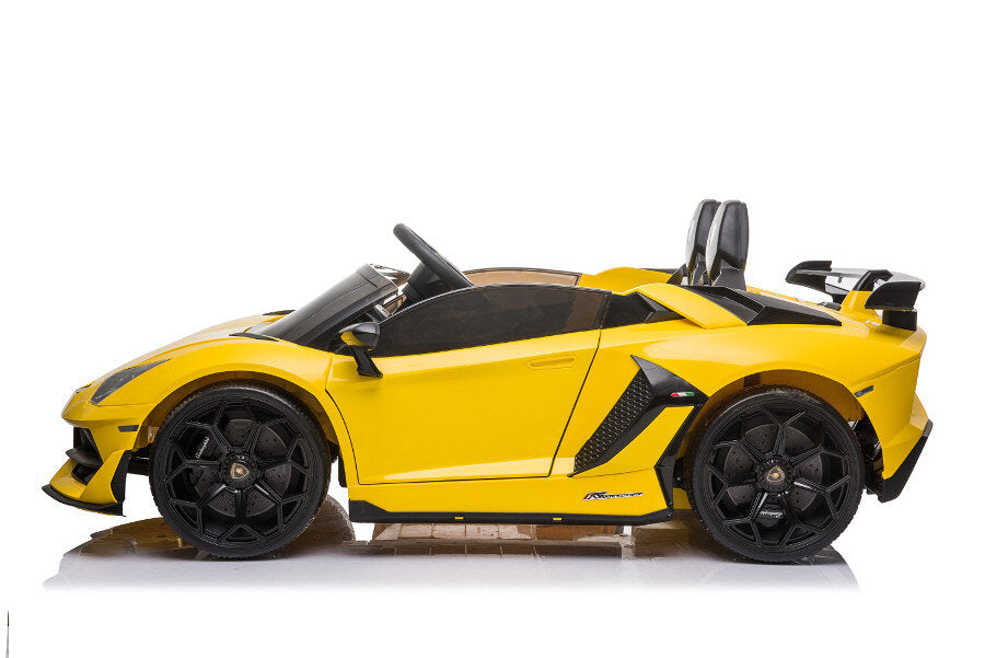 Lamborghini Aventador SVJ Elektro-Kinderauto 12V, 2-Sitzer, lackiert, mit Fernbedienung