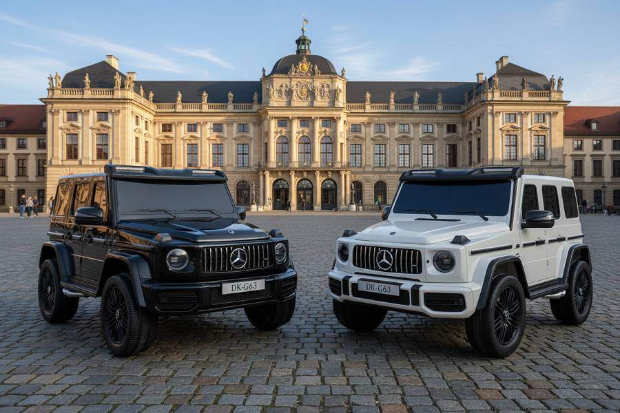 Mercedes G63 AMG Elektro-Kinderauto 24V, 2-Sitzer, Allrad, mit Fernbedienung