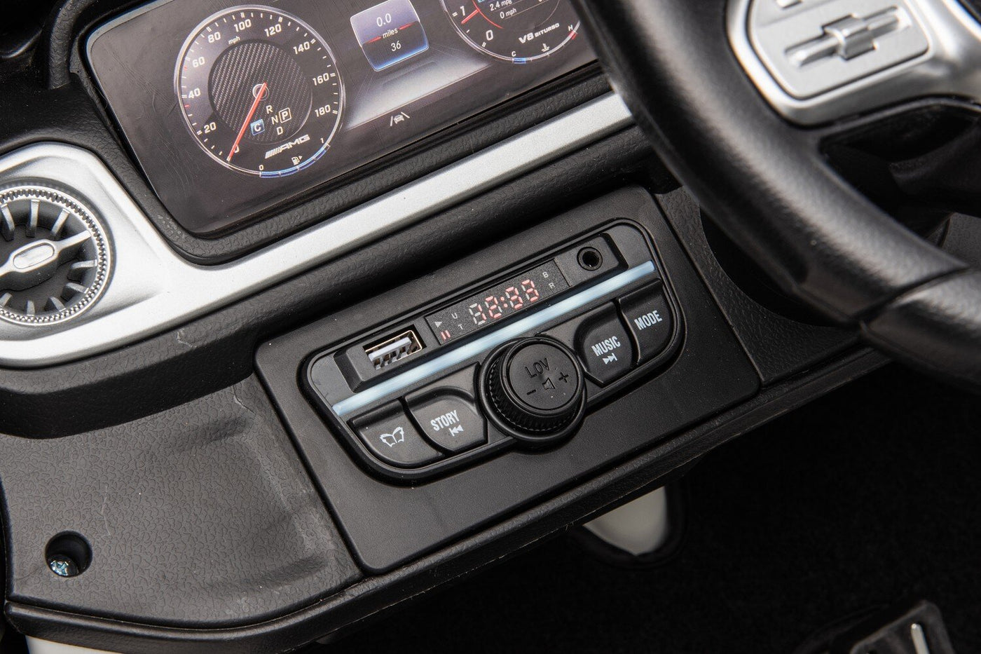 Mercedes G63 AMG Elektro-Kinderauto 24V, 2-Sitzer, Allrad, mit Fernbedienung