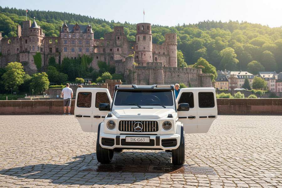 Mercedes G63 AMG Elektro-Kinderauto 24V, 2-Sitzer, Allrad, mit Fernbedienung