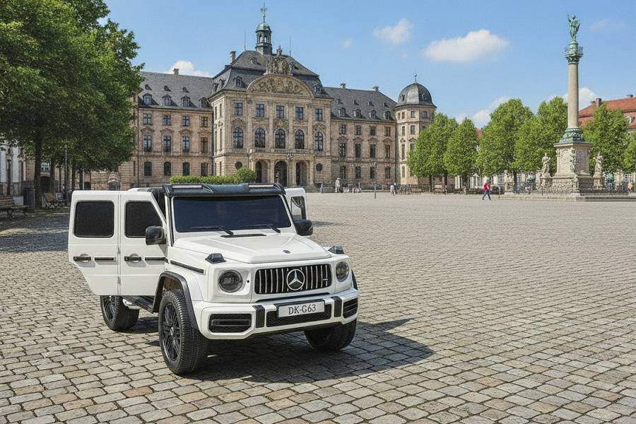 Mercedes G63 AMG Elektro-Kinderauto 24V, 2-Sitzer, Allrad, mit Fernbedienung