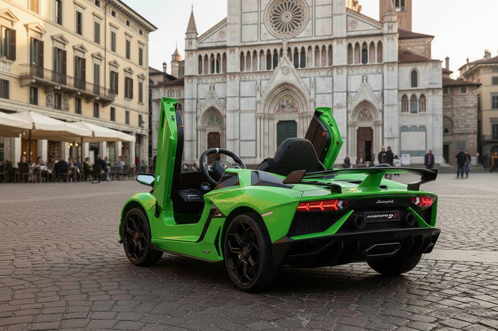 Lamborghini Aventador SVJ Elektro-Kinderauto 12V, mit Fernbedienung
