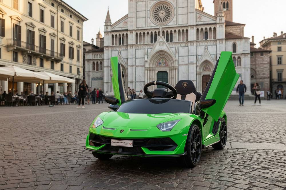 Lamborghini Aventador SVJ Elektro-Kinderauto 12V, mit Fernbedienung