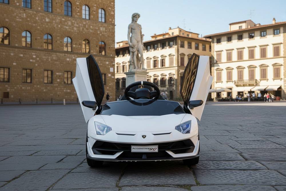 Lamborghini Aventador SVJ Elektro-Kinderauto 12V, mit Fernbedienung