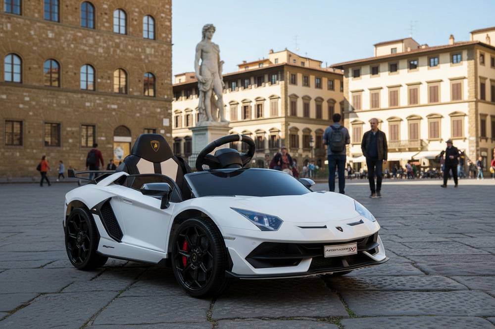 Lamborghini Aventador SVJ Elektro-Kinderauto 12V, mit Fernbedienung