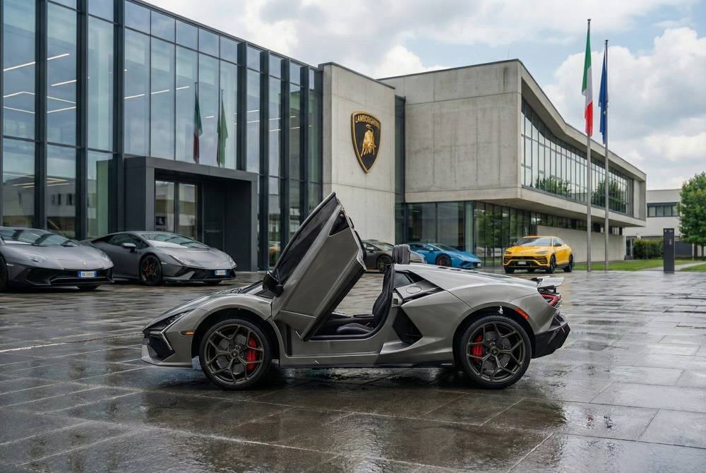 Lamborghini Revuelto Elektro-Kinderauto 24V, 2-Sitzer, mit Fernbedienung