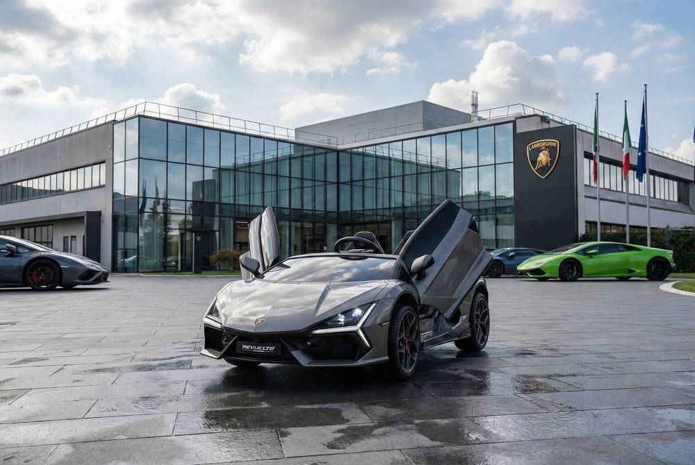 Lamborghini Revuelto Elektro-Kinderauto 24V, 2-Sitzer, mit Fernbedienung